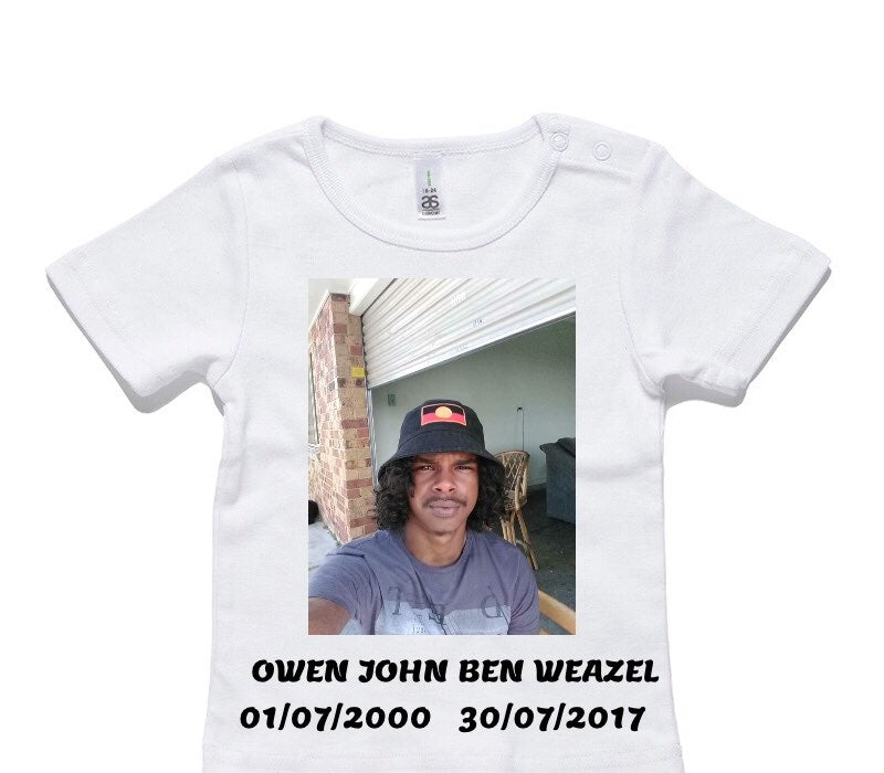 Custom AS Colour White Baby T-Shirt