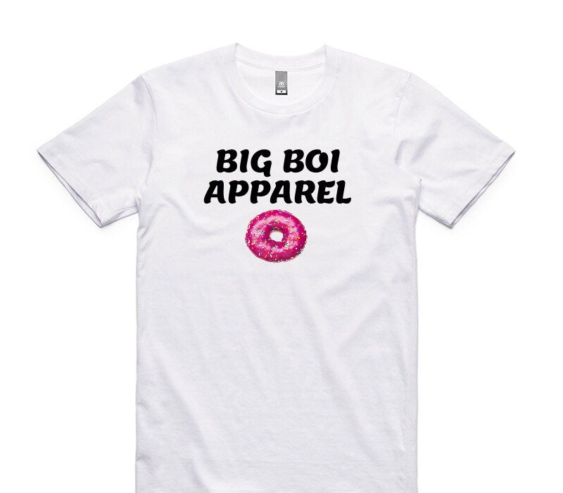 Custom AS Colour 100% Cotton White T-Shirt