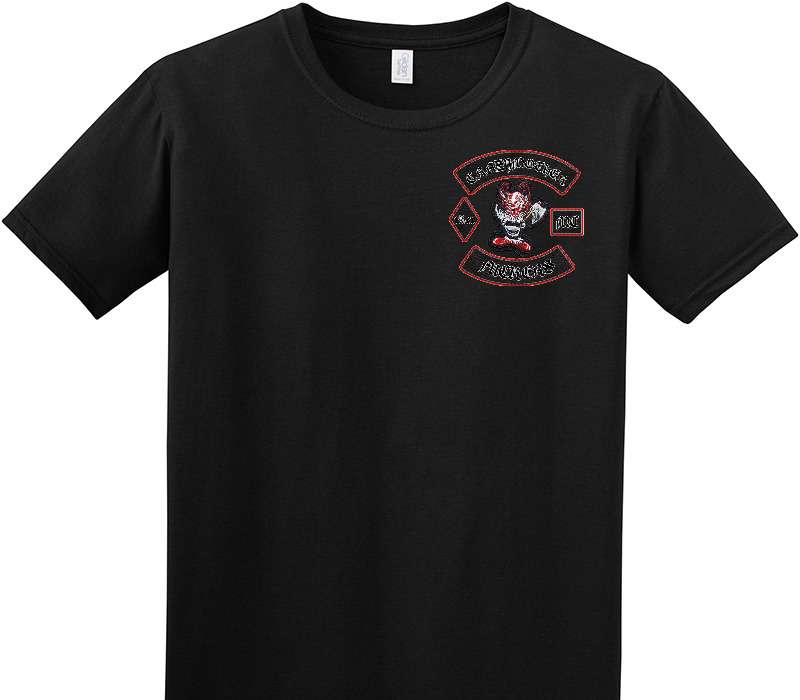Custom Adult Soft Style 100% Cotton Black T-Shirt