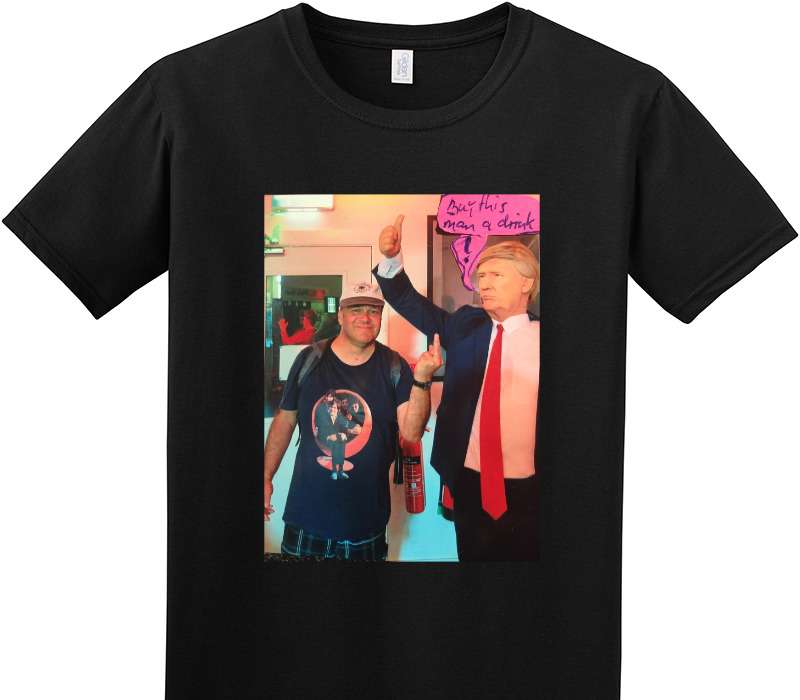 Custom Adult Soft Style 100% Cotton Black T-Shirt