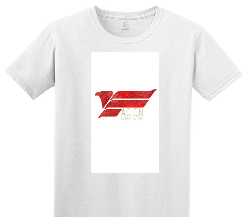 Custom Adult Soft Style 100% Cotton White T-Shirt