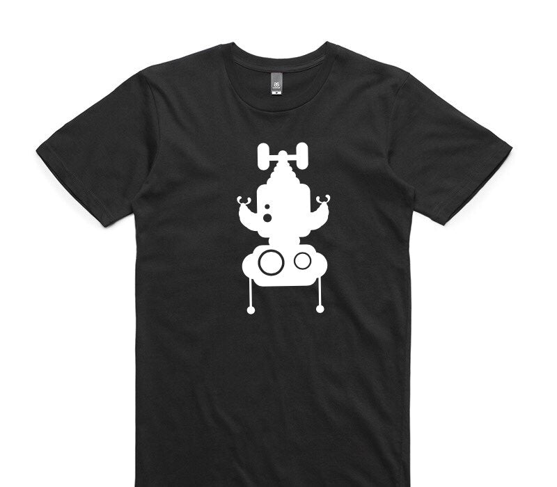 Custom AS Colour 100% Cotton Black T-Shirt