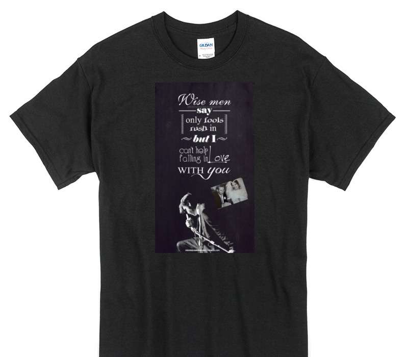 Custom Gildan 100% Cotton Black T-Shirt
