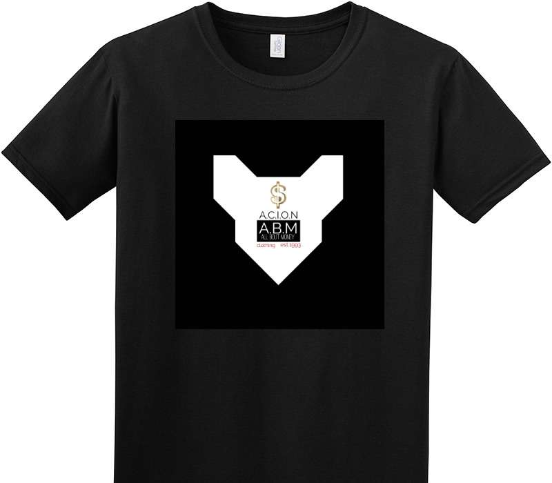 Custom Adult Soft Style 100% Cotton Black T-Shirt