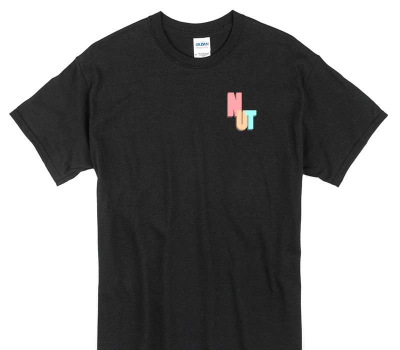 Custom Gildan 100% Cotton Black T-Shirt
