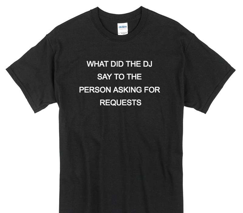 Custom Gildan 100% Cotton Black T-Shirt