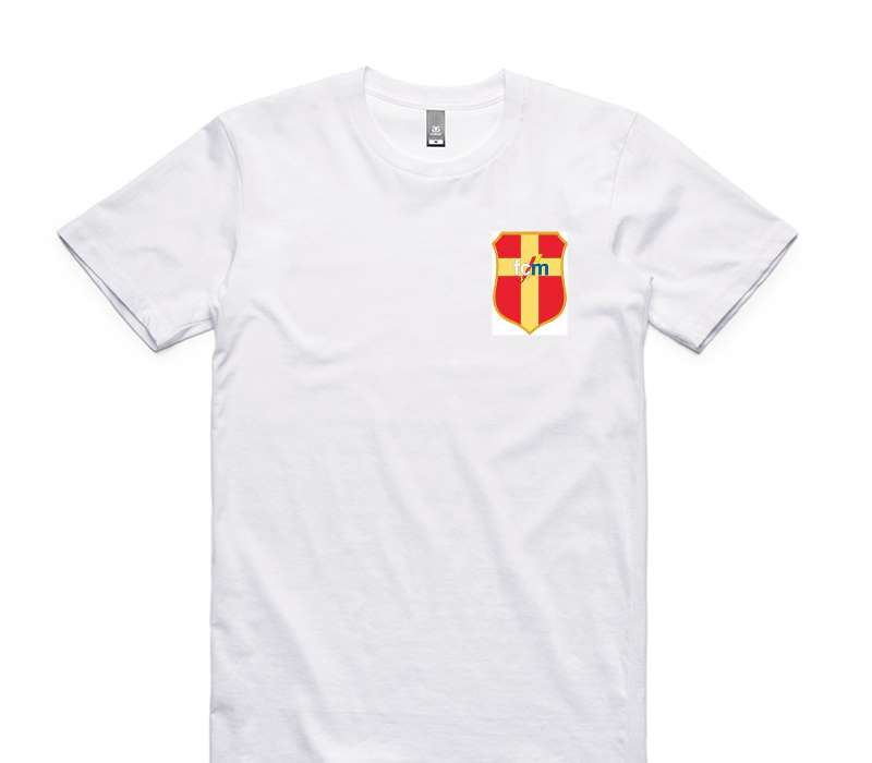 Custom AS Colour 100% Cotton White T-Shirt