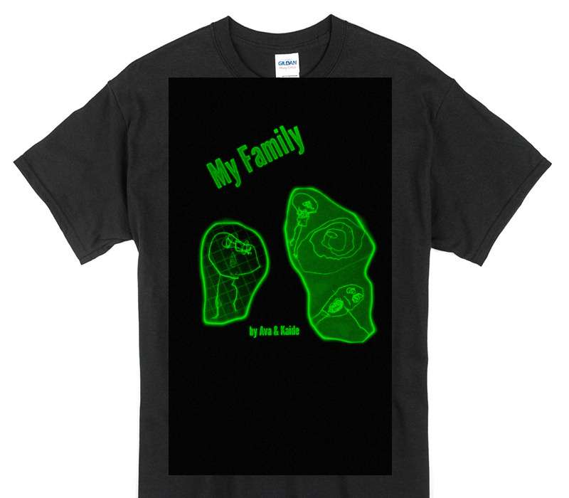 Custom Gildan 100% Cotton Black T-Shirt
