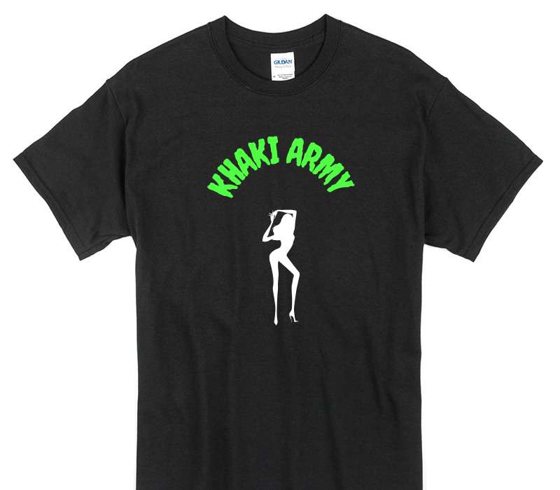 Custom Gildan 100% Cotton Black T-Shirt
