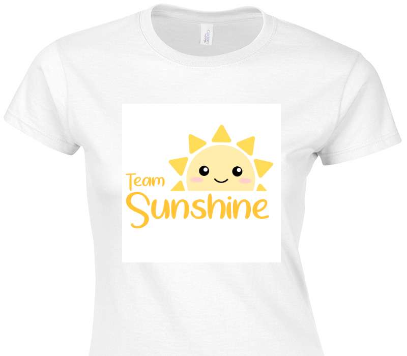 Custom Womens Soft Style 100% Cotton White T-Shirt