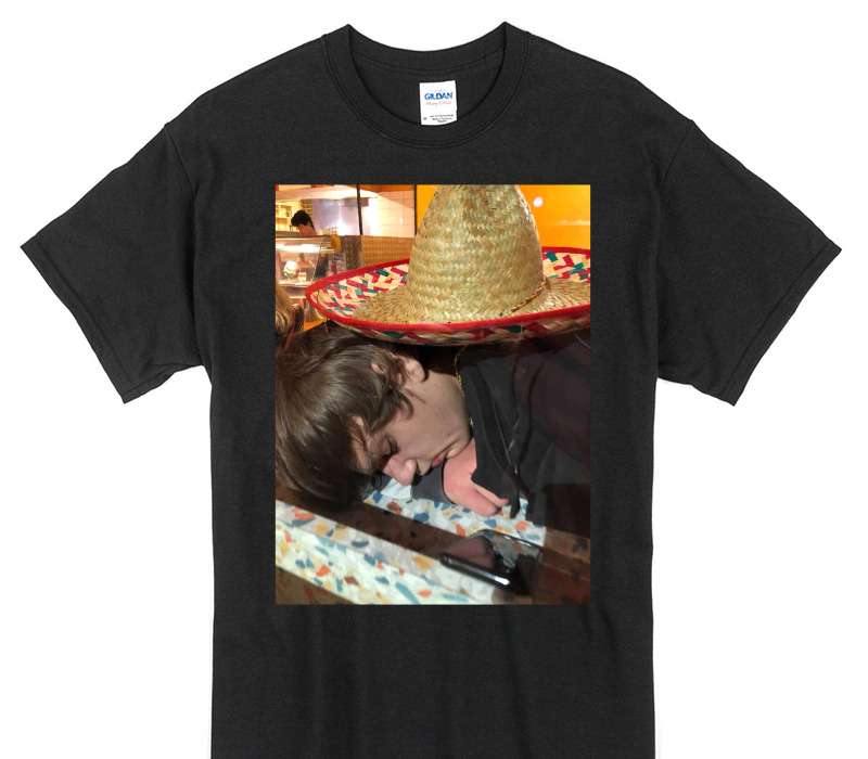 Custom Gildan 100% Cotton Black T-Shirt