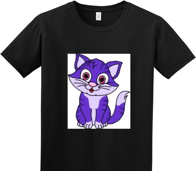 Custom Adult Soft Style 100% Cotton Black T-Shirt