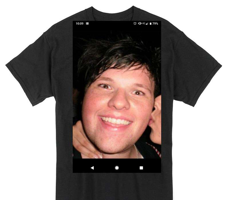 Custom Gildan 100% Cotton Black T-Shirt