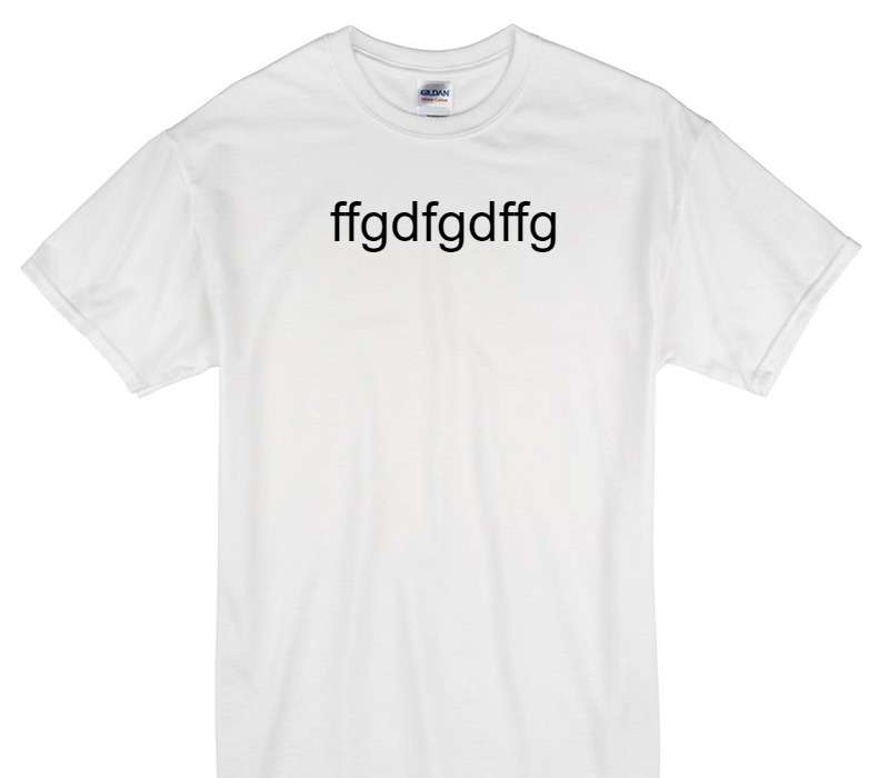 Custom Gildan 100% Cotton White T-Shirt