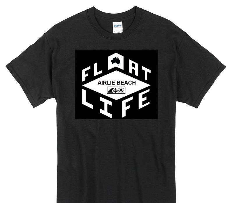 Custom Gildan 100% Cotton Black T-Shirt