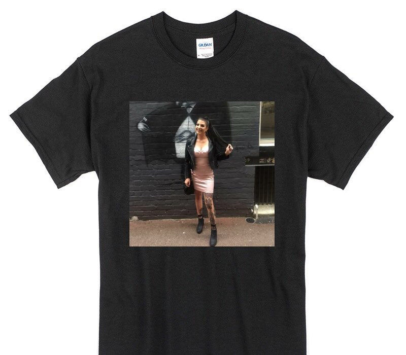 Custom Gildan 100% Cotton Black T-Shirt