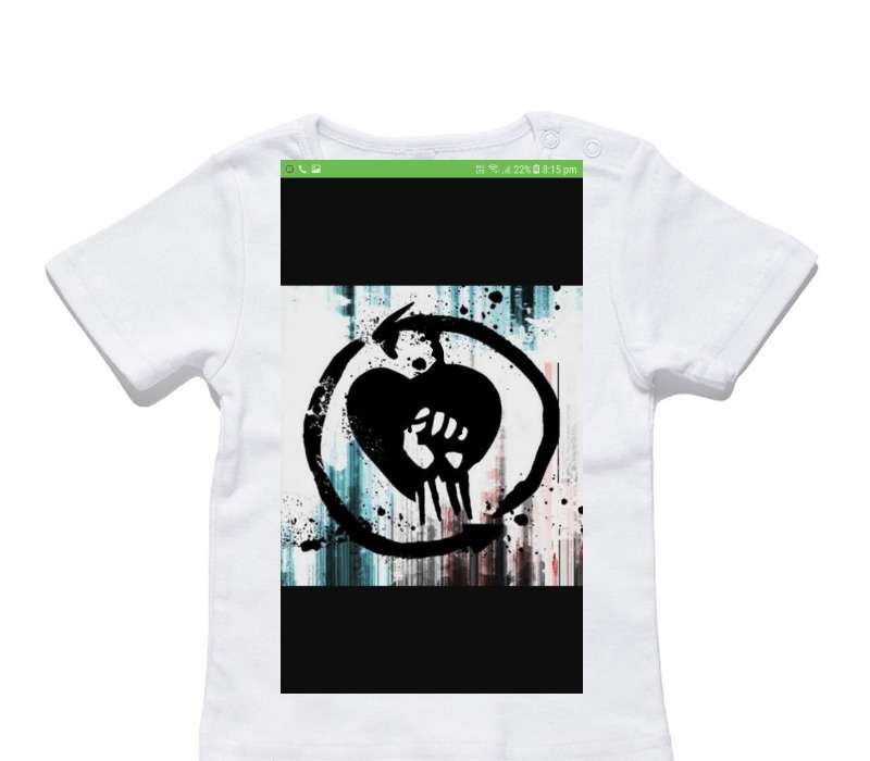 Custom AS Colour White Baby T-Shirt