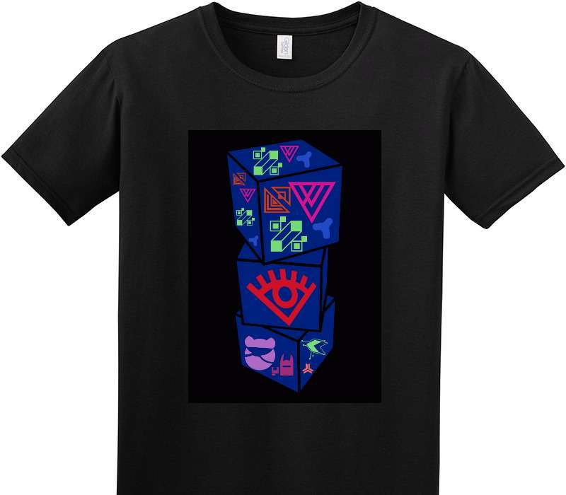 Custom Adult Soft Style 100% Cotton Black T-Shirt
