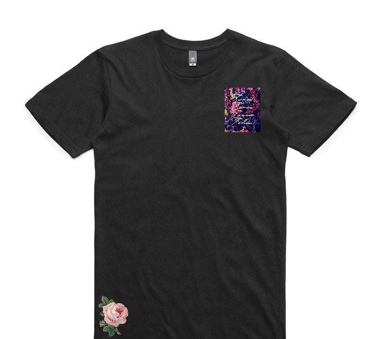 Custom AS Colour 100% Cotton Black T-Shirt