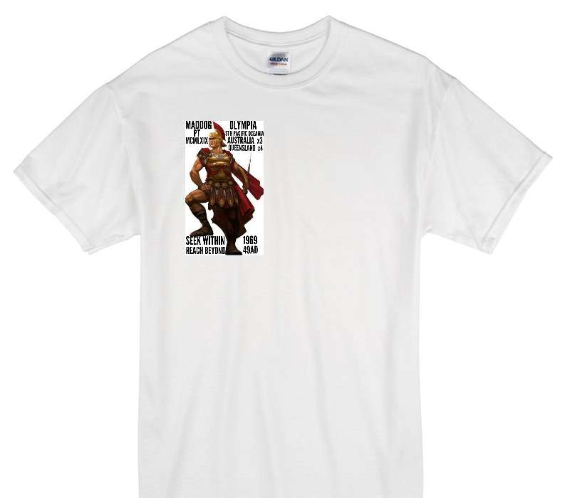 Custom Gildan 100% Cotton White T-Shirt