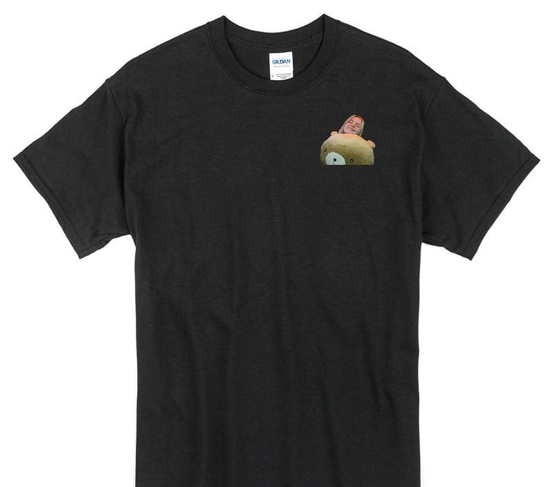 Custom Gildan 100% Cotton Black T-Shirt