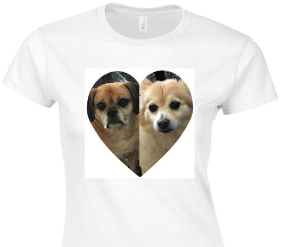 Custom Womens Soft Style 100% Cotton White T-Shirt