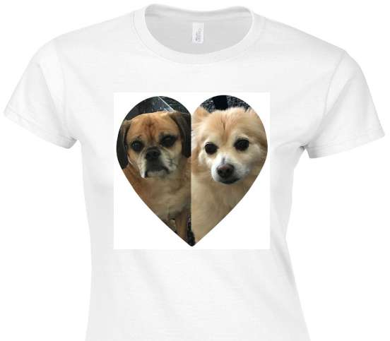 Custom Womens Soft Style 100% Cotton White T-Shirt