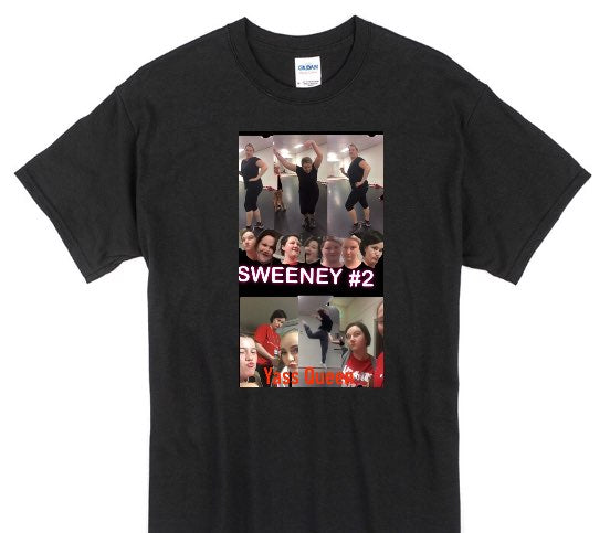 Custom Gildan 100% Cotton Black T-Shirt