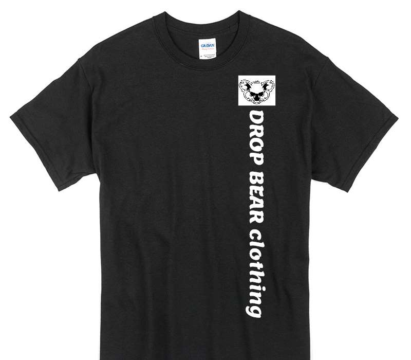 Custom Gildan 100% Cotton Black T-Shirt