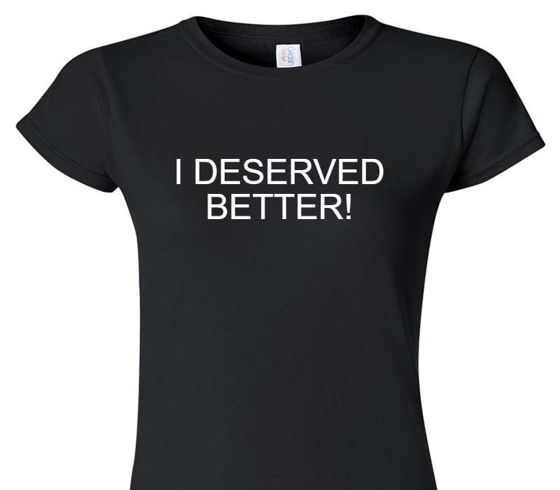 Custom Womens Soft Style 100% Cotton Black T-Shirt