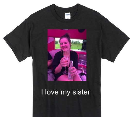 Custom Gildan 100% Cotton Black T-Shirt