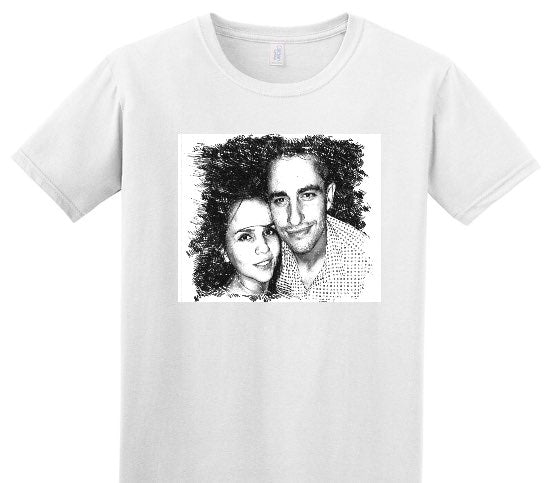 Custom Adult Soft Style 100% Cotton White T-Shirt