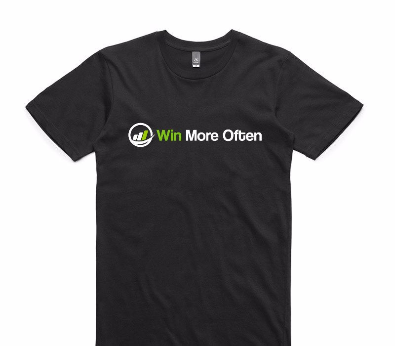 Custom AS Colour 100% Cotton Black T-Shirt