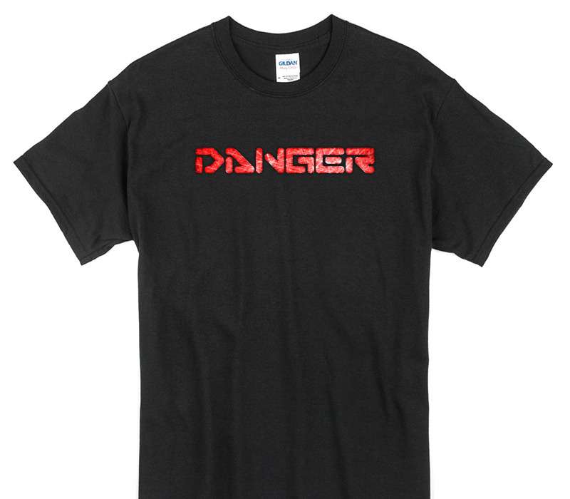 Custom Gildan 100% Cotton Black T-Shirt