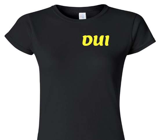 Custom Womens Soft Style 100% Cotton Black T-Shirt