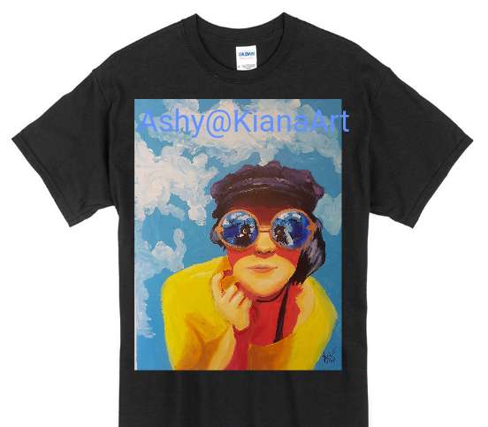 Custom Gildan 100% Cotton Black T-Shirt