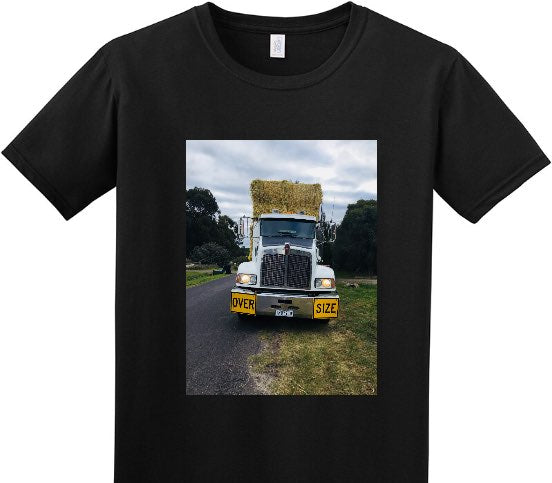 Custom Adult Soft Style 100% Cotton Black T-Shirt