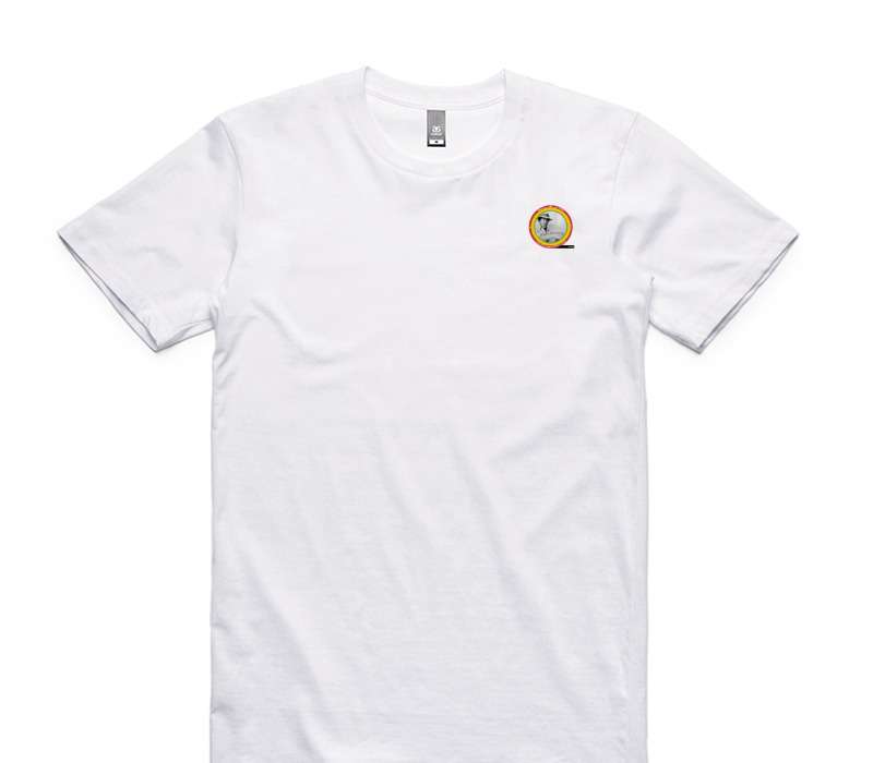 Custom AS Colour 100% Cotton White T-Shirt