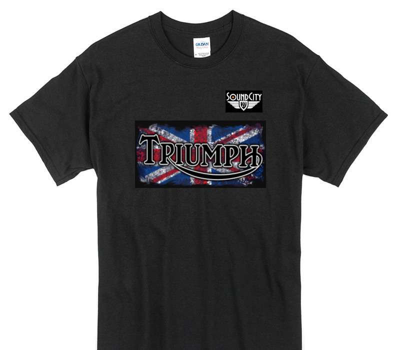 Custom Gildan 100% Cotton Black T-Shirt