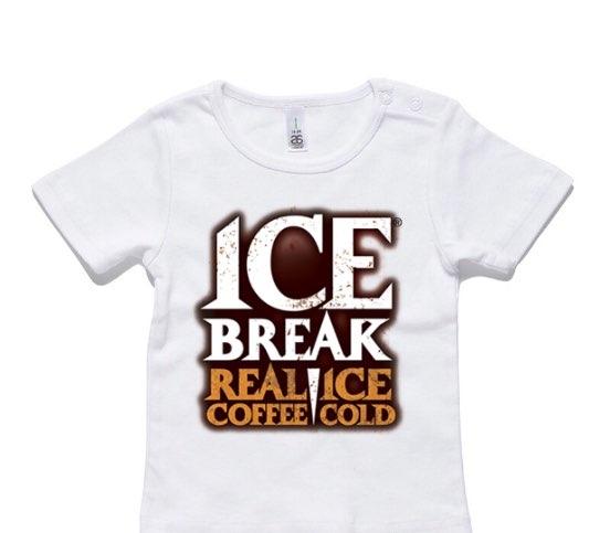 Custom AS Colour White Baby T-Shirt