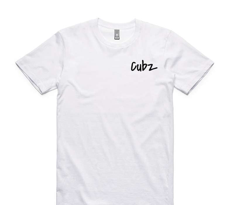 Custom AS Colour 100% Cotton White T-Shirt