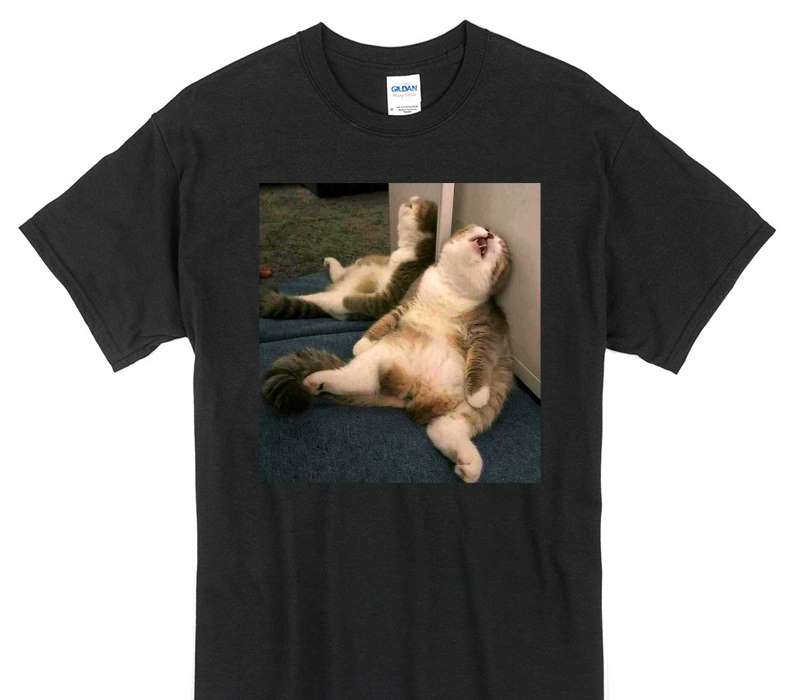 Custom Gildan 100% Cotton Black T-Shirt