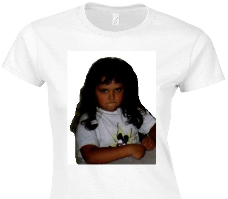 Custom Womens Soft Style 100% Cotton White T-Shirt