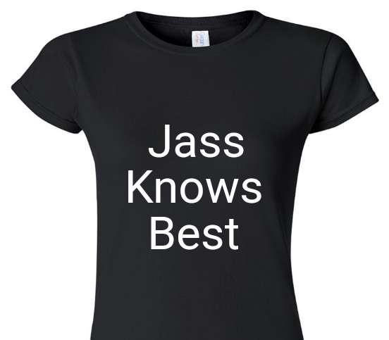 Custom Womens Soft Style 100% Cotton Black T-Shirt