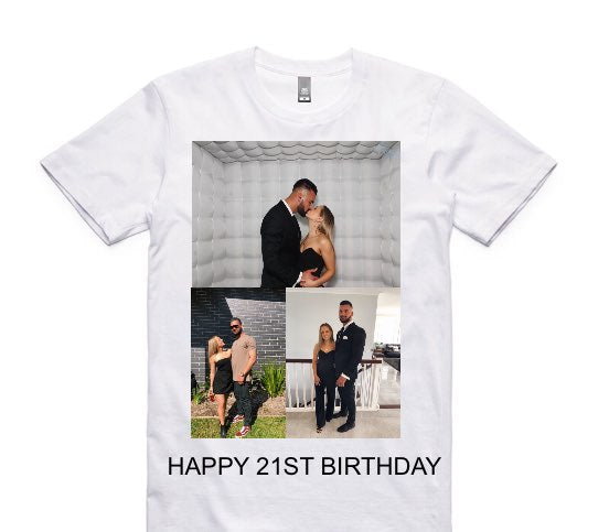 Custom AS Colour 100% Cotton White T-Shirt