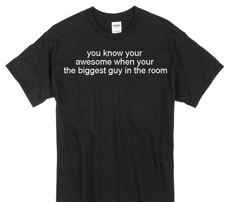 Custom Gildan 100% Cotton Black T-Shirt