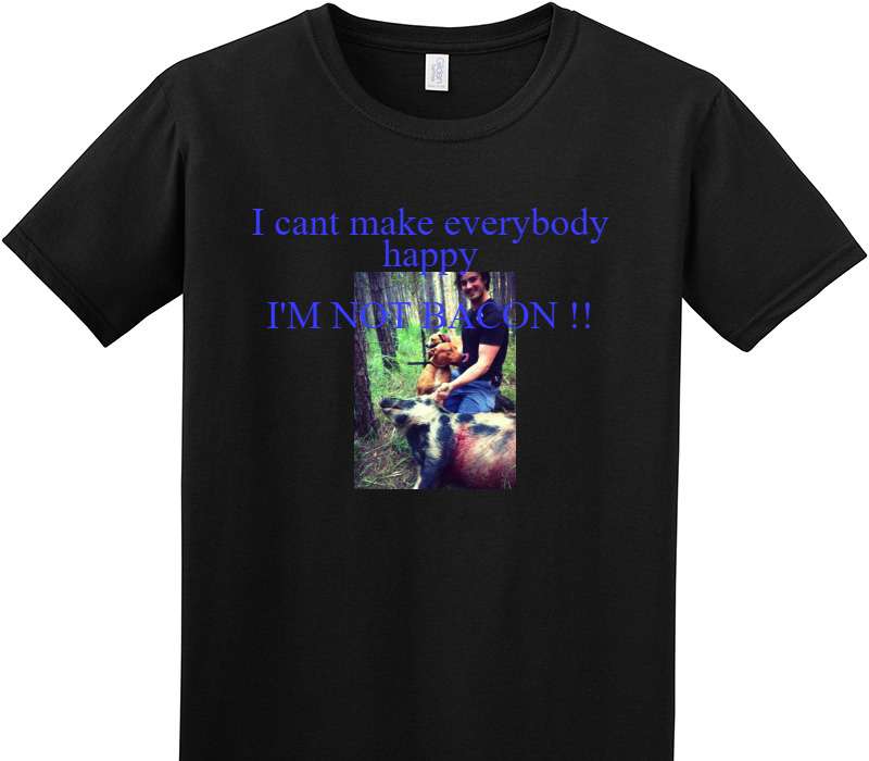 Custom Adult Soft Style 100% Cotton Black T-Shirt