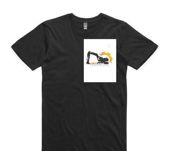 Custom AS Colour 100% Cotton Black T-Shirt