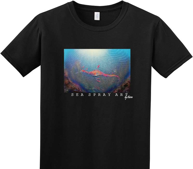 Custom Adult Soft Style 100% Cotton Black T-Shirt