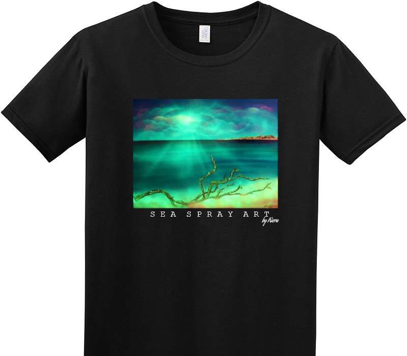 Custom Adult Soft Style 100% Cotton Black T-Shirt
